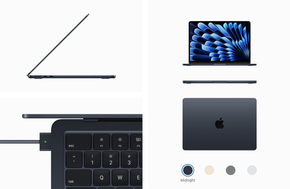Laptop APPLE MacBook Air 15 mc9h4ro/a, Apple M3, 15.3